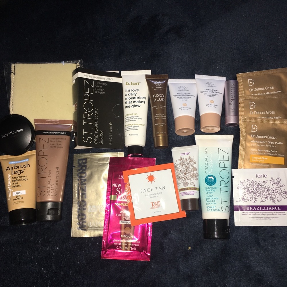 Tanning samples